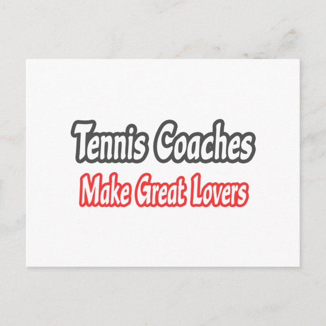 Postal Entrenadores de tenis... Grandes amantes (Anverso)