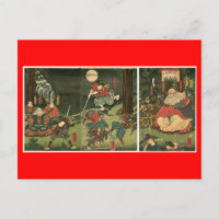 Entrenamiento samurai con Tengu, Circa 1859