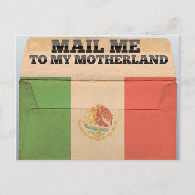 Postal Envíame un correo a México (Anverso)