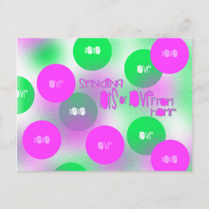 Postal Enviando amor desde casa una y otra vez