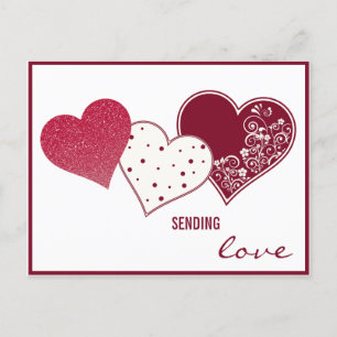 Postal Enviando amor, San Valentín