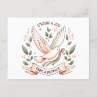 Enviando un abrazo desde una distancia"