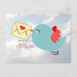 Postal Enviándote Todo Mi Amor