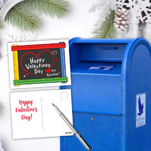Postal Enviar el mensaje Feliz día de San Valentín