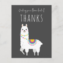 Enviar llamada de agradecimiento a Cute Llama