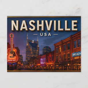Postal Enviar saludos desde Nashville Music City