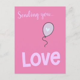 Postal Enviarte amor - Globo lindo