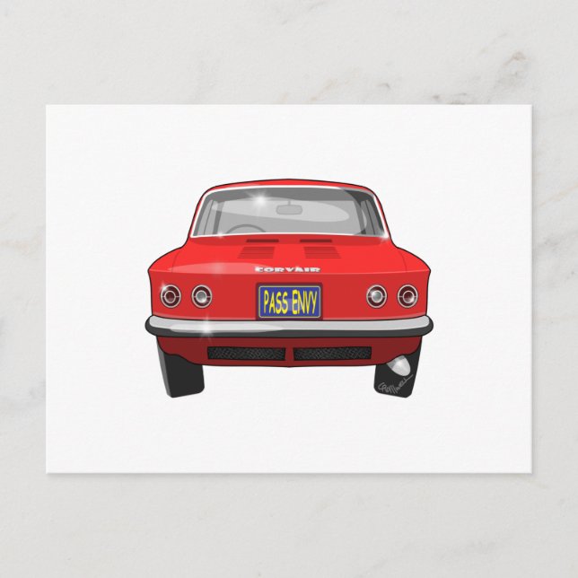 Postal Envidia de pases de Corvair 1964 (Anverso)