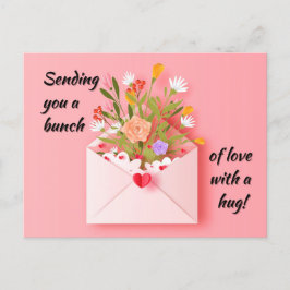 Postal ¡Envíen un poco de amor y un abrazo!
