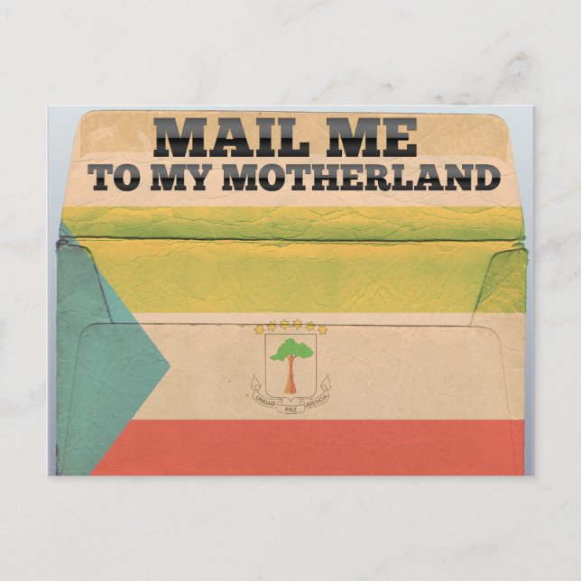 Postal Envíenme un correo a Guinea Ecuatorial (Anverso)