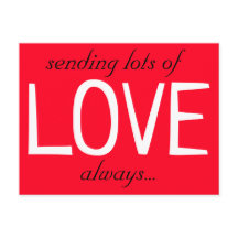 envío de muchos de LOVE Cute Red