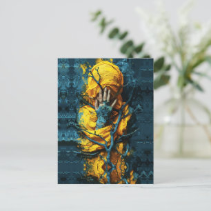 Postal Envuelto en misterio: velo de silencio