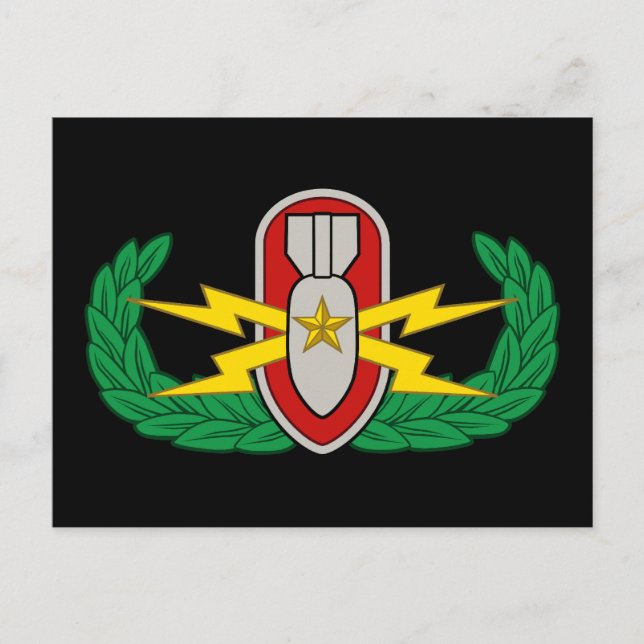 Postal EOD Senior en color (Anverso)