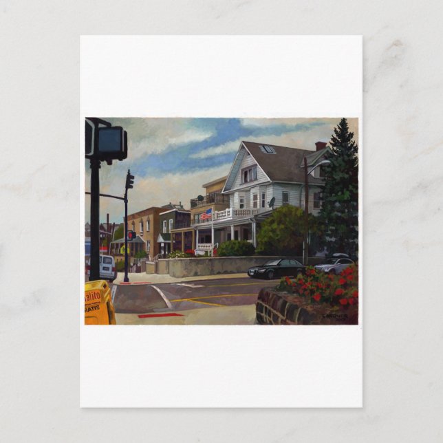 Postal Eólica oriental sobre Weehawken 2013 por Stephen G (Anverso)