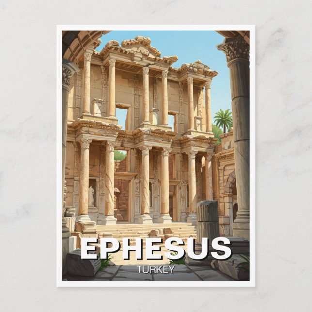 Postal Ephesus Turkey Travel (Anverso)