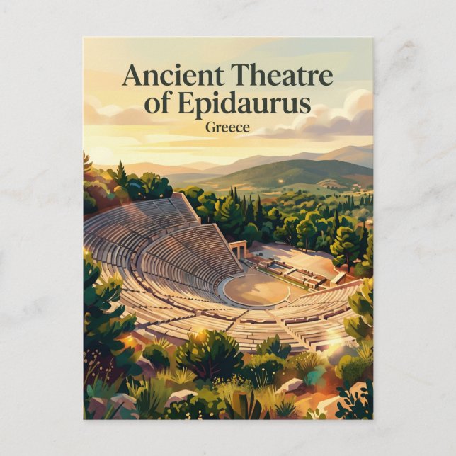 Postal Epidaurus, Grecia Grecia (Anverso)