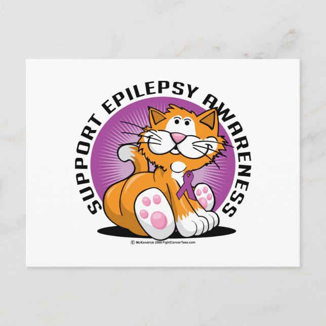 Postal Epilepsia Cat (Anverso)