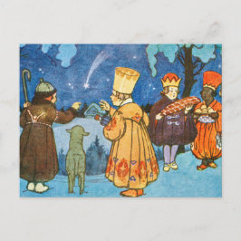 Postal Epiphany Three Kings from the East by Zdenek Guth