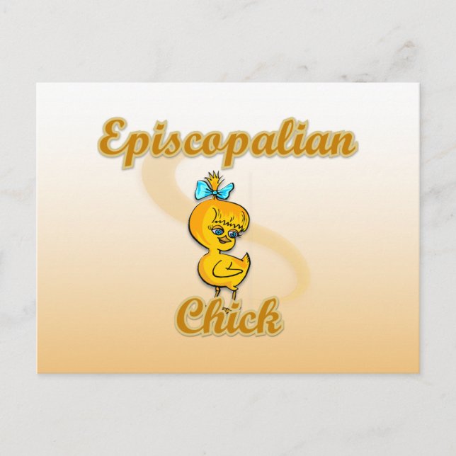 Postal Episcopalian Chick (Anverso)