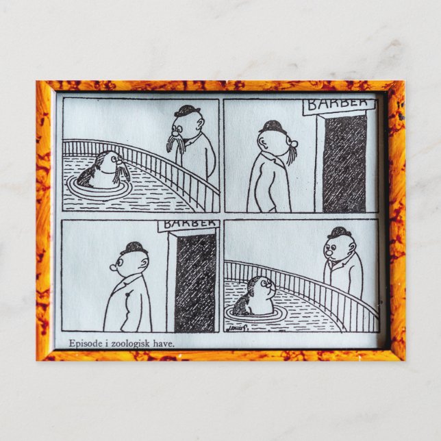 Postal Episodio i zoologisk hage (Anverso)