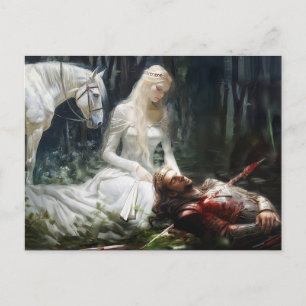 Postal Epos heroico del tesoro de Nibelung. Siegfried ha 