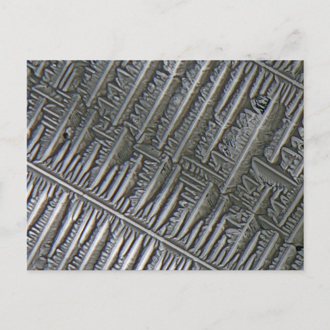 Postal Epsomita en el microscopio (Anverso)