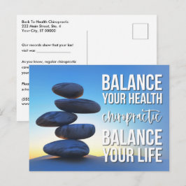 Postal Equilibrar su recuperación quiropráctica de la sal