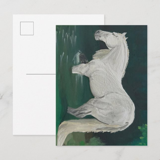 Postal Equino Etéreo (Anverso / Reverso)