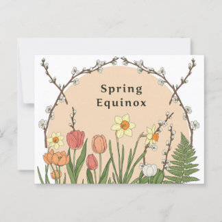Postal Equinoccio de primavera