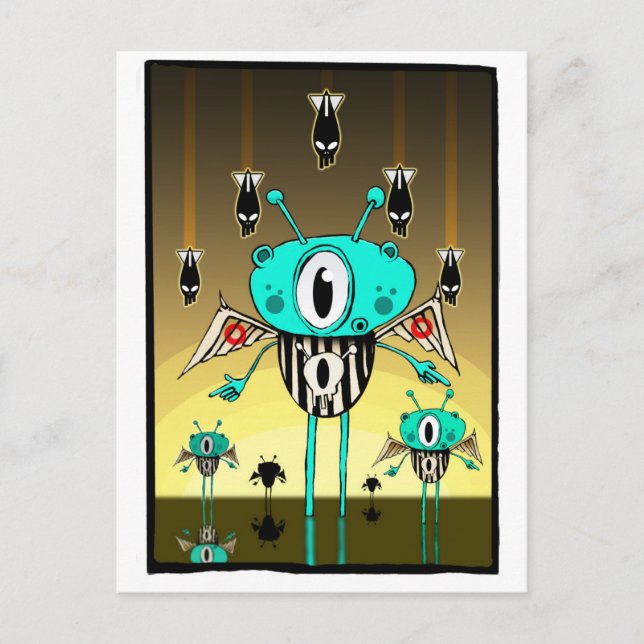 Postal Equipo alien 2012 (Anverso)