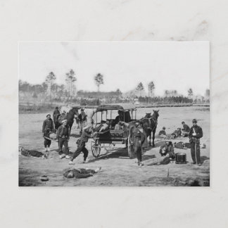 Postal Equipo de Ambulancia de Guerra Civil