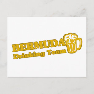 Postal Equipo de bebidas de Bermudas