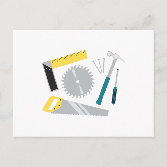 Postal Equipo de construcción (Anverso)