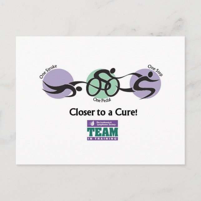 Postal Equipo de Entrenamiento Gracias Postcard (Anverso)