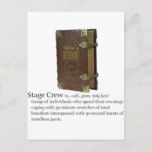 Postal Equipo de escenario