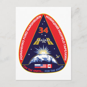 Postal Equipo de Expedición: Expedition 34 Flight Patch