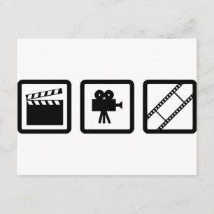 Postal equipo de filmación