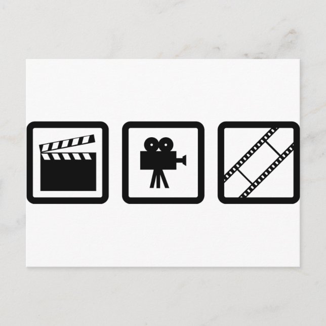 Postal equipo de filmación (Anverso)