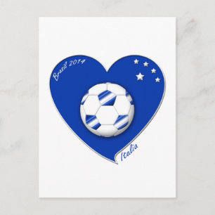 Postal Equipo de fútbol de Italia. Fútbol de ITALIA 2014