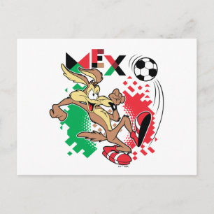 Postal Equipo de fútbol de México Gráfico de WILE E. COYO