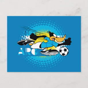 Postal Equipo de fútbol gráfico de Argentina con Pato Luc