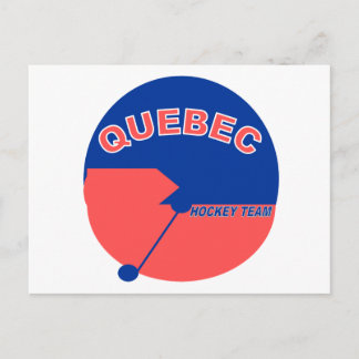 Postal Equipo de hockey de Quebec
