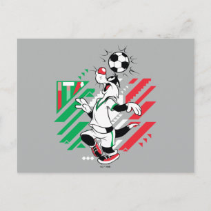 Postal Equipo de Italia de fútbol gráfico de SYLVESTER™
