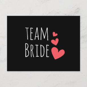 Postal Equipo de la Novia