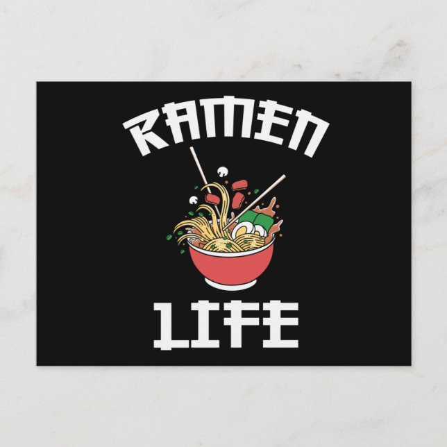 Postal Equipo de Ramen Club | Diseño encantador de Ramen  (Anverso)
