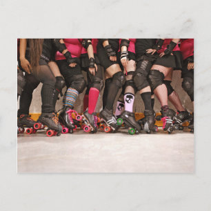 Postal equipo de roller derby