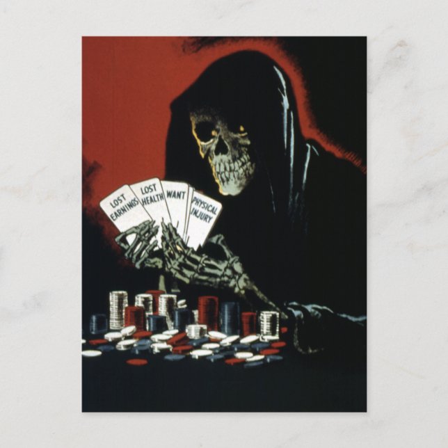 Postal Equipo de seguridad de la Segunda Guerra Mundial (Anverso)