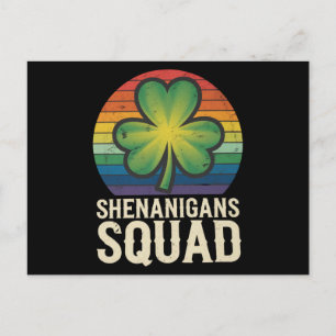 Postal Equipo de Shenanigans Combinando Grupo del Día de 