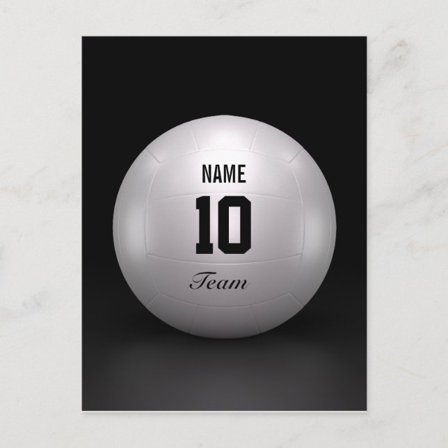 Postal Equipo de voleibol (Anverso)