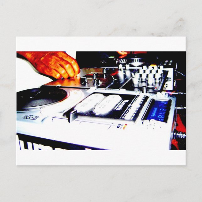 Postal Equipo DJ (CD) (Anverso)